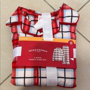 Wondershop Red‎ Plaid Family Sleep Set